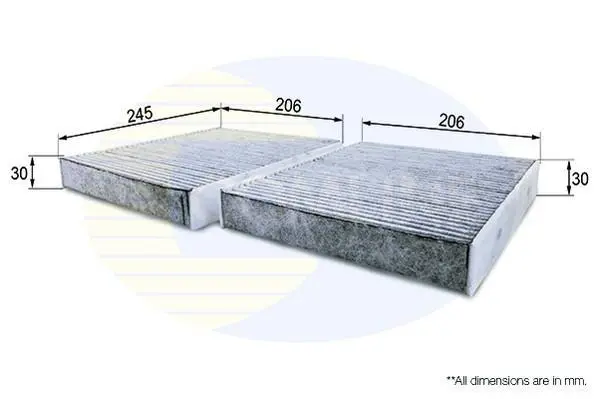Comline Фільтр салону COMLINE EKF320A (фото 1)