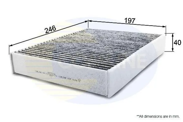 Comline Фільтр салону COMLINE EKF323A (фото 1)