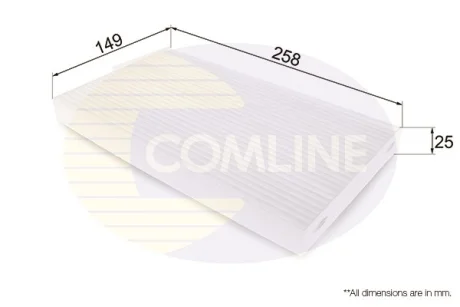 Comline - Фільтр салону (аналогWP2068) COMLINE EKF344