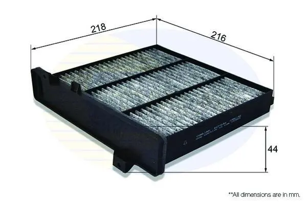 Comline Фільтр салону COMLINE EKF395A (фото 1)