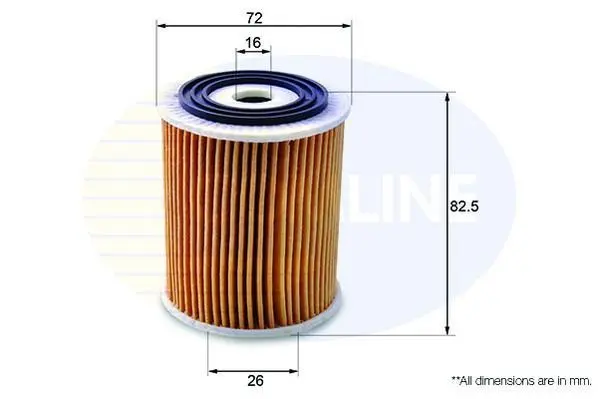 Comline Фільтр оливи COMLINE EOF167 (фото 1)