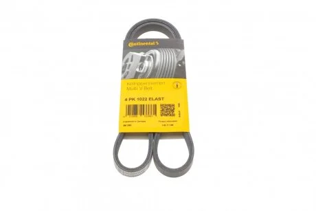 Ремінь полікліновий (Вир-во ContiTech) 4PK1022ELAST C.I.U Contitech 4PK1022 ELAST