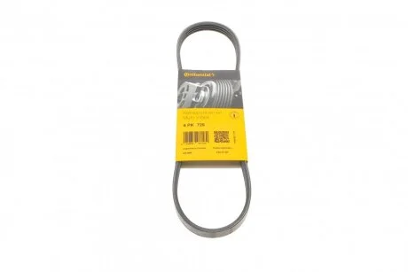 Ремінь полікліновий (Вир-во ContiTech) Contitech 4PK725