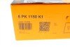 Комплект ременя генератора Fiat Doblo/Opel Combo 1.4 05- (5PK1150) CONTINENTAL UA63 Contitech 5PK1150K1 (фото 10)