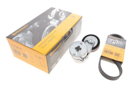 Комплект ременя генератора Opel Astra G/H/Combo/Vectra C/Zafira 1.4-1.8 16V 98- CONTINENTAL UA63 Contitech 5PK940K1 (фото 1)