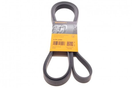 Ремінь генератора MB W124/W164 CONTINENTAL UA63 Contitech 6PK2360