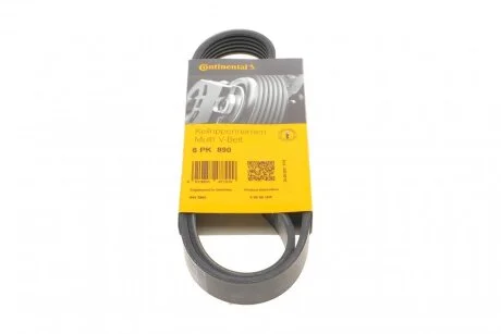 Ремінь полікліновий (Вир-во ContiTech) Contitech 6PK890