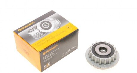 Шків генератора VW T5 2.5TDI, 03-09, 96/120/128kw CONTINENTAL UA63 Contitech AP9030