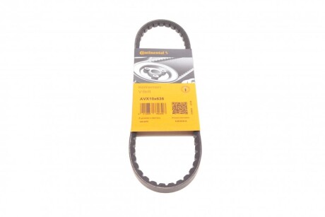 Ремінь генератора Fiat Croma 2.5D 78-86/Citroen GS 1.1/1.3 79-96/VW T3 1.6/1.7D 81-92 UA63 Contitech AVX10X635