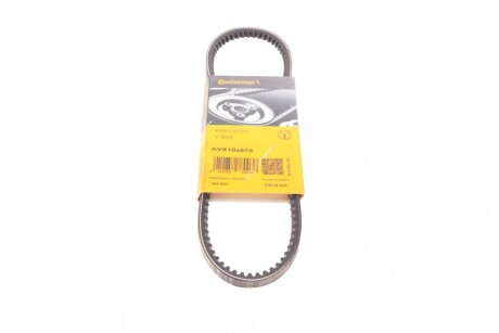 Ремінь генератора Citroen Jumpy/Peugeot Expert 1.6i 96- (10x675) CONTINENTAL UA63 Contitech AVX10X675