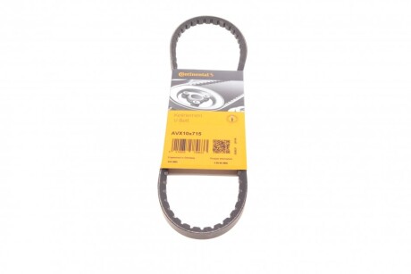 Ремінь генератора Fiat Ducato/Citroen Jumper 1.9D/2.0 94-01 CONTINENTAL UA63 Contitech AVX10X715