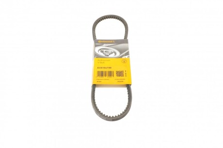 Ремінь генератора VW Jetta/Passat 1.6/1.9TD/D 80-93/Peugeot 305/604 1.5-2.5D 77-86 CONTINENTAL UA63 Contitech AVX10X740