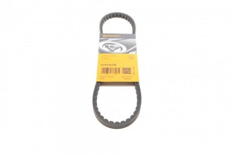 Ремінь генератора Mazda 626 2.0D 87-91/Land Rover Defender 2.5TDI 4x4 90-01 CONTINENTAL UA63 Contitech AVX13X725