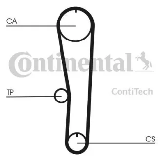 Ремінь ГРМ SUZUKI ALTO VI 1.1 06.02-12.08 Contitech CT1132
