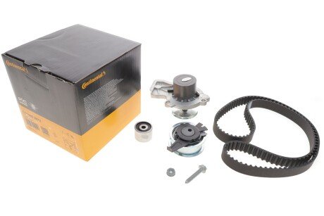 Комплект ГРМ + Помпа Audi A1/Skoda Fabia/VW Polo 1.4 TDI 14- (25x145z) CONTINENTAL UA63 Contitech CT1168WP2