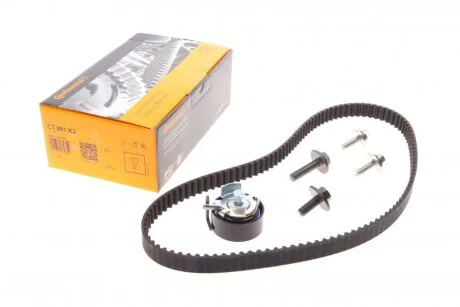 Комплект ременя ГРМ Ford Fiesta Fusion 1,25i 1,4i 1,6i, Focus II 1,4i 1,6i 05/05>08/09 ContiTech Contitech CT881K3