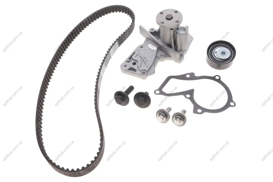 Комплект ГРМ + помпа Ford Mondeo/Focus 1.4/1.6i 03-12/Mazda 2 1.25-1.6 03-07 (22x117z) UA63 Contitech CT881WP2 (фото 1)