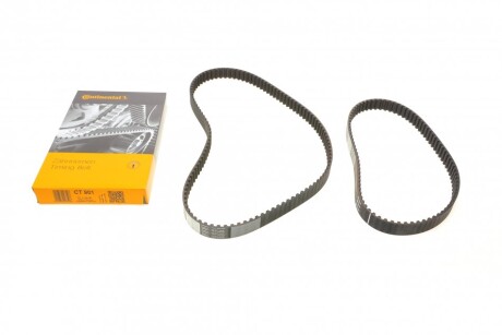 Ремінь ГРМ Ford Escort/Fiesta/Sierra/Mondeo/Mazda 121 1.8D/TD 89-03 (к-кт CT882/CT883) (116x22 CT901(SET) UA63 Contitech CT901(SET) (фото 1)
