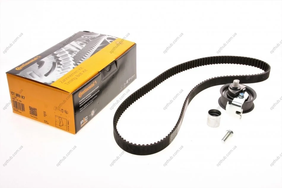 Комплект ГРМ Audi A3/A4/A6/TT/Skoda Octavia/VW Golf 1.8T 96-10 (23x150z) CONTINENTAL UA63 Contitech CT909K7 (фото 1)