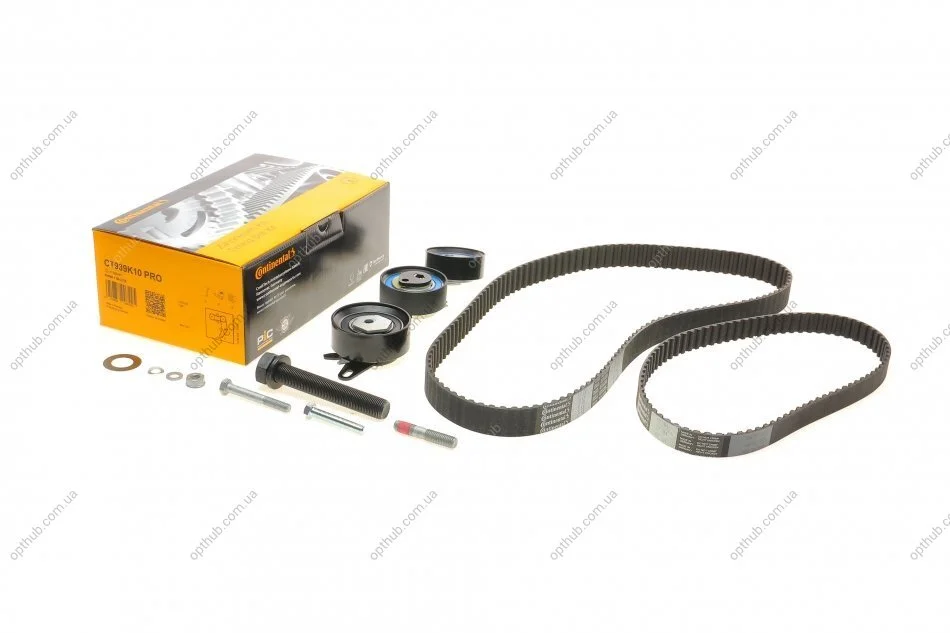 Комплект ГРМ + ПНВТ VW LT 96-06/VW T4 2.5TDI 91-03/Volvo S70/S80 2.5TDI 97-06 (20.8x81z/26.4x UA63 Contitech CT939K10PRO (фото 1)