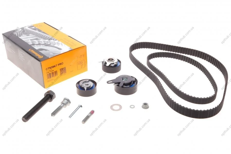 Комплект ГРМ + ПНВТ VW LT/T4 2.5TDI 96-06 (26.4x122z / 20.8x81z) CONTINENTAL UA63 Contitech CT939K7PRO (фото 1)