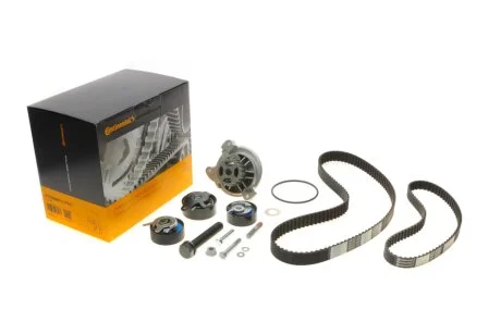 Комплект ГРМ + ТНВД + помпа VW LT 2.5SDI/VW T4 2.5 TDI 96-06 (26.4x122z/20.8x81z) (3 рол (opt-om) Contitech CT939WP11PRO