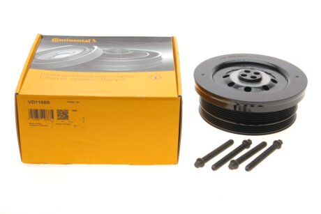 Шків колінвалу BMW 3 (E90/E91/E92)/5 (E60/E61)/X5 (E53/E70) 02-04 (6PK+4PK) (+ к-кт болтів) (opt-om) Contitech VD1105S