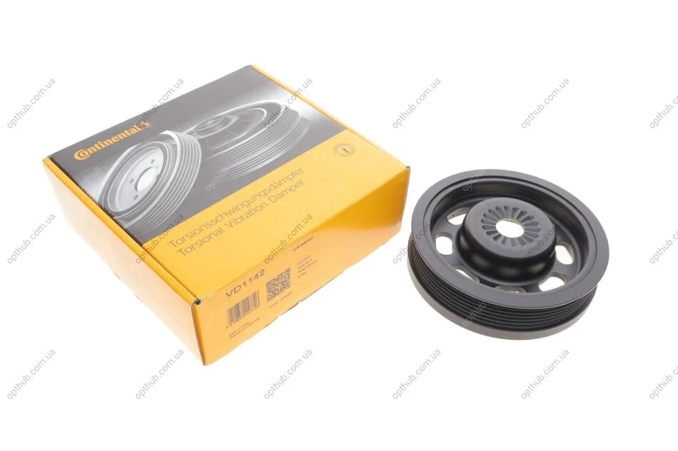 Шків колінвалу VW Caddy IV/V 1.2-1.6 TSI/TGI/TSi EVO 15- CONTINENTAL UA63 Contitech VD1142 (фото 1)