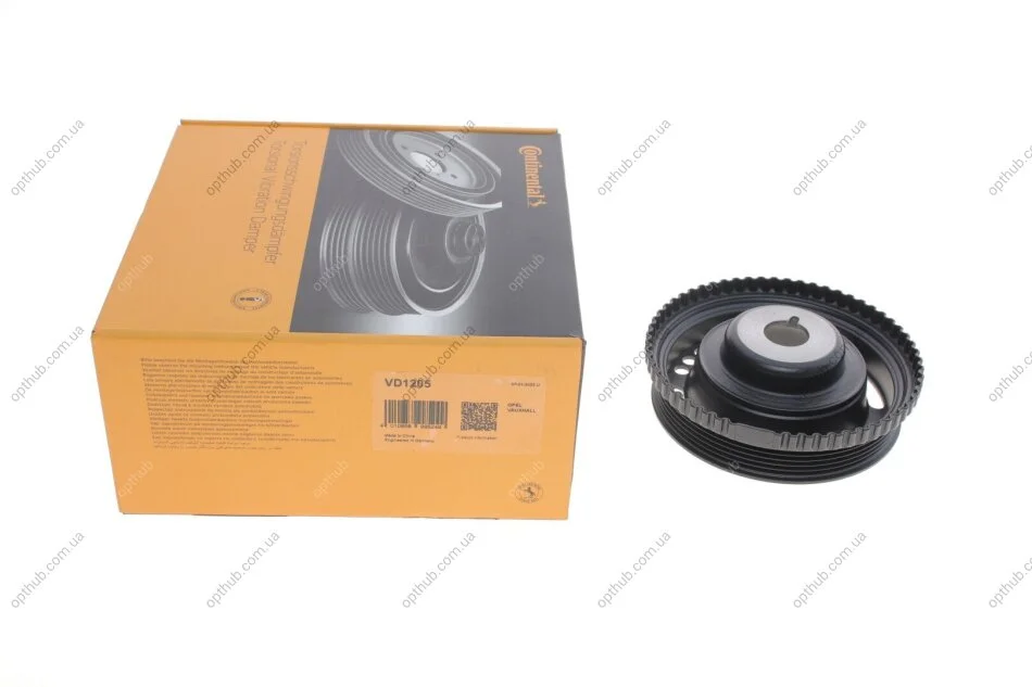 Шкив ремня генератора OPEL ASTRA G/H/VECTRA C/ZAFIRA 1.4-1.8 1998- Contitech VD1205 (фото 1)