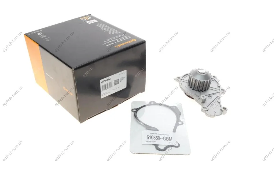 Помпа води Citroen Berlingo/Fiat Scudo 1.6HDI 08- (19z) CONTINENTAL UA63 Contitech WP6014 (фото 1)