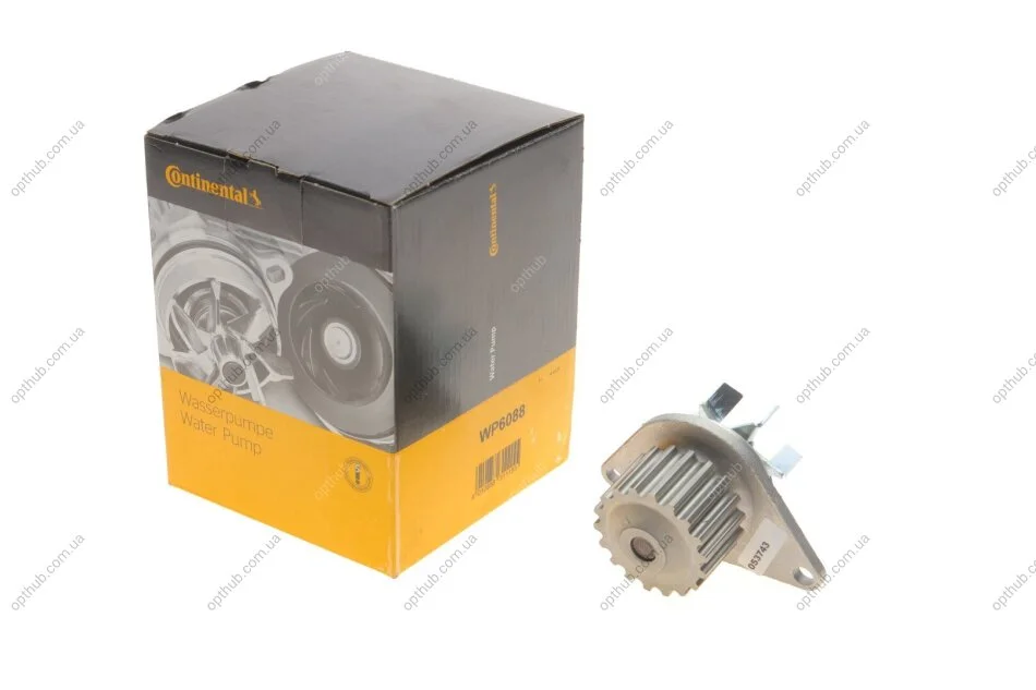 Помпа води Citroen C2/C3/C4/Peugeot 206/307 1.4 16V 03- CONTINENTAL UA63 Contitech WP6088 (фото 1)