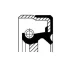 Прокладка коробки передач (25x41x8) VOLVO C70 I, S40 I, S60 I, S70, S80 I, V40, V70 I, V70 II 1.8-2.5D 07.95-04.10 CORTECO 01034060B (фото 1)