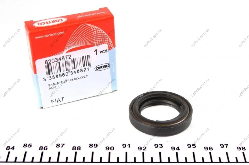 Сальник гумометалевий КПП PSA MRFSPODN 26.8X41.0X9.2 70ACM CORTECO 07034872B (фото 1)