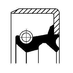 Кільце ущільнювальне CORTECO 12001375B