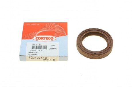 Сальник колінвалу (передній) Skoda Rapid 1.3 S -90 (42x58x11) (opt-om) CORTECO 12010741B