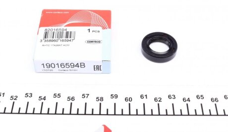 Сальник масляного насоса OIL PUMP 17X28X7 MITSUBISHI G63/4D65/G32 (вір-во) CORTECO 19016594B