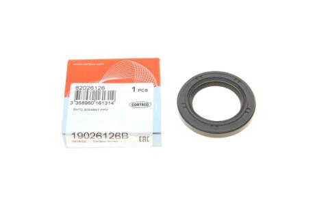 Сальник колінвалу (передній) Mitsubishi Colt/Lancer IV/V/VI 1.3/1.5 -96 (30x46x7) UA63 CORTECO 19026126B