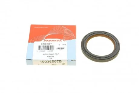 Сальник двигуна FRONT VAG 2,0 TFSI 08-45X60X8 PTFE (вир-во Corteco) CORTECO 19036597B