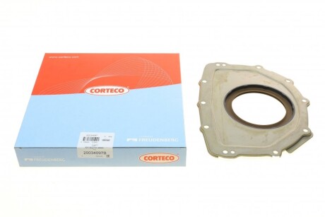 Сальник колінвалу (задній) MB Sprinter 3.0CDI OM642 (93x159x11.8/227x23.5) (з монтажною оболонк UA63 CORTECO 20034097B