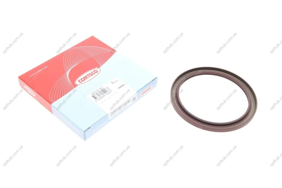 Сальник двигуна REAR PSA DW12/XU7JB/XU9/EW7A/DW8 BAVISLRSX7 90X110X7 FPM (вир-во Corteco) CORTECO 20036190B (фото 1)