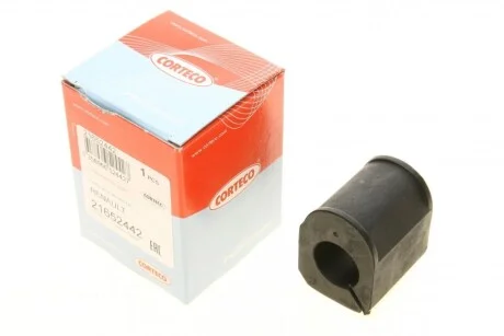 Втулка стабилизатора (переднього) Renault Kangoo 97- (d=21mm) (opt-om) CORTECO 21652442