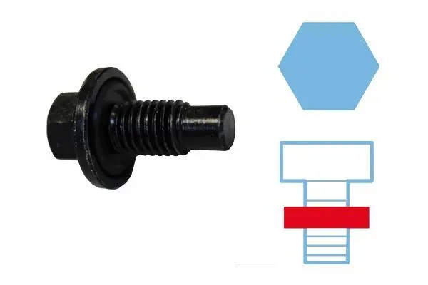 Пробка зливу мастила з ущільненням CORTECO 220064H (фото 1)