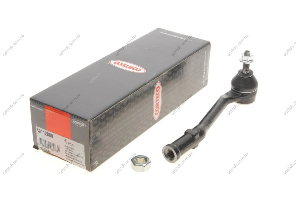 Наконечник тяги рульової (R) Citroen C3 1.2 VTi/1.5/1.6 BluHDi16- (opt-om) CORTECO 49112880 (фото 1)