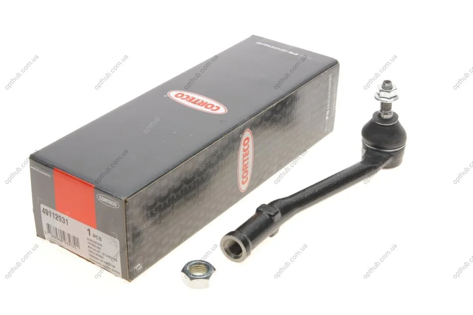 Наконечник тяги рульової (L) Citroen C3 1.2 VTi/1.5/1.6 BluHDi16- (opt-om) CORTECO 49112931 (фото 1)