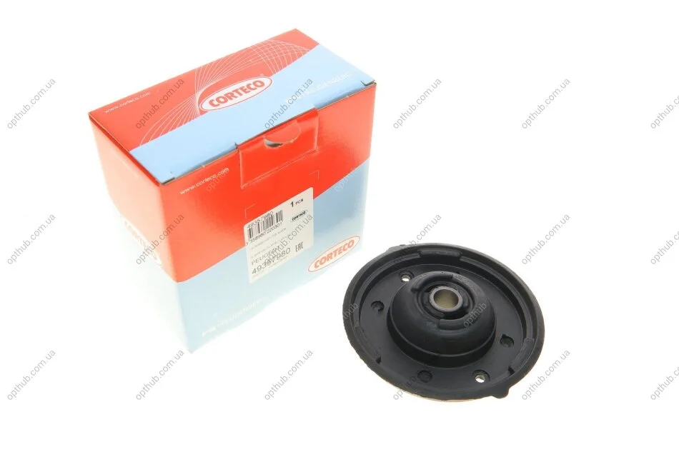 Подушка амортизатора (переднього) Citroen Berlingo 08- UA63 CORTECO 49357980 (фото 1)