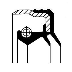 Сальник, маточина колеса CORTECO 49358385