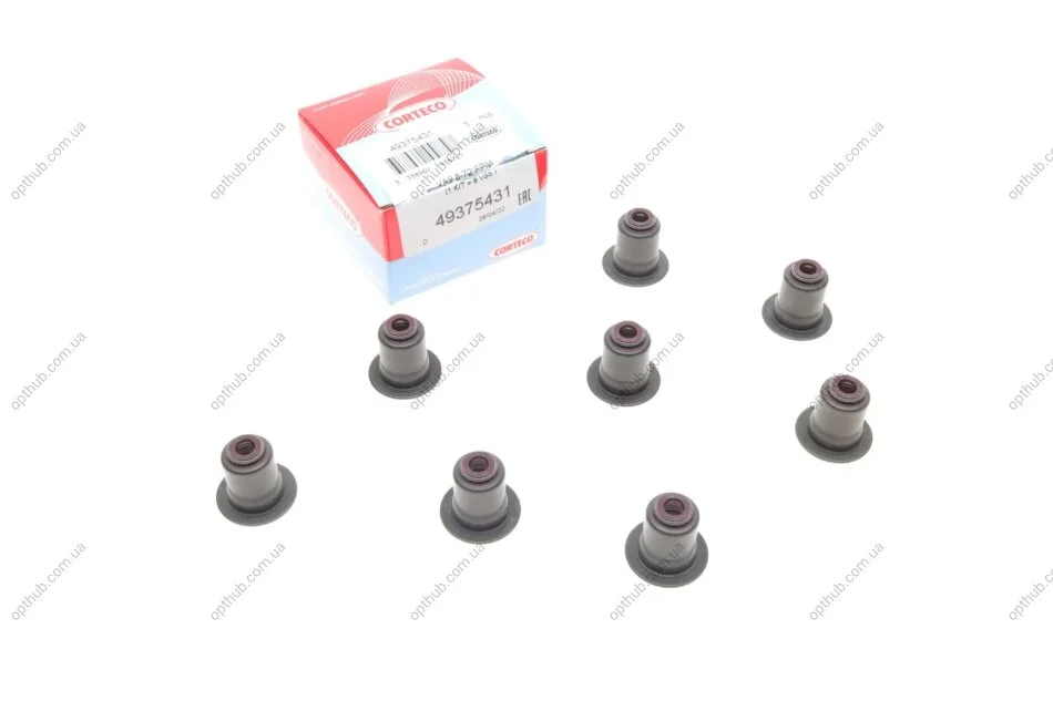 Комплект сальник клапана випуск 8 шт. BMW N20/B36/B38/B46/B48 (вир-во Corteco) C.I.U CORTECO 49375431 (фото 1)