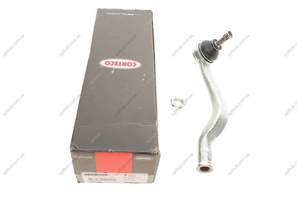 Наконечник тяги рульової (L) Renault Logan/Sandero 04- UA63 CORTECO 49395295 (фото 1)