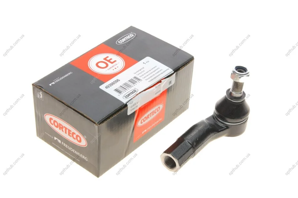 Наконечник тяги рульовой (L) Audi A3/Seat Toledo/Leon/Altea/VW Golf V/VI/Jetta III 03- UA63 CORTECO 49398596 (фото 1)