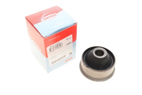 Сайлентблок важеля (переднього/знизу/ззаду) Citroen Berlingo/Peugeot Partner 08- UA63 CORTECO 80000099